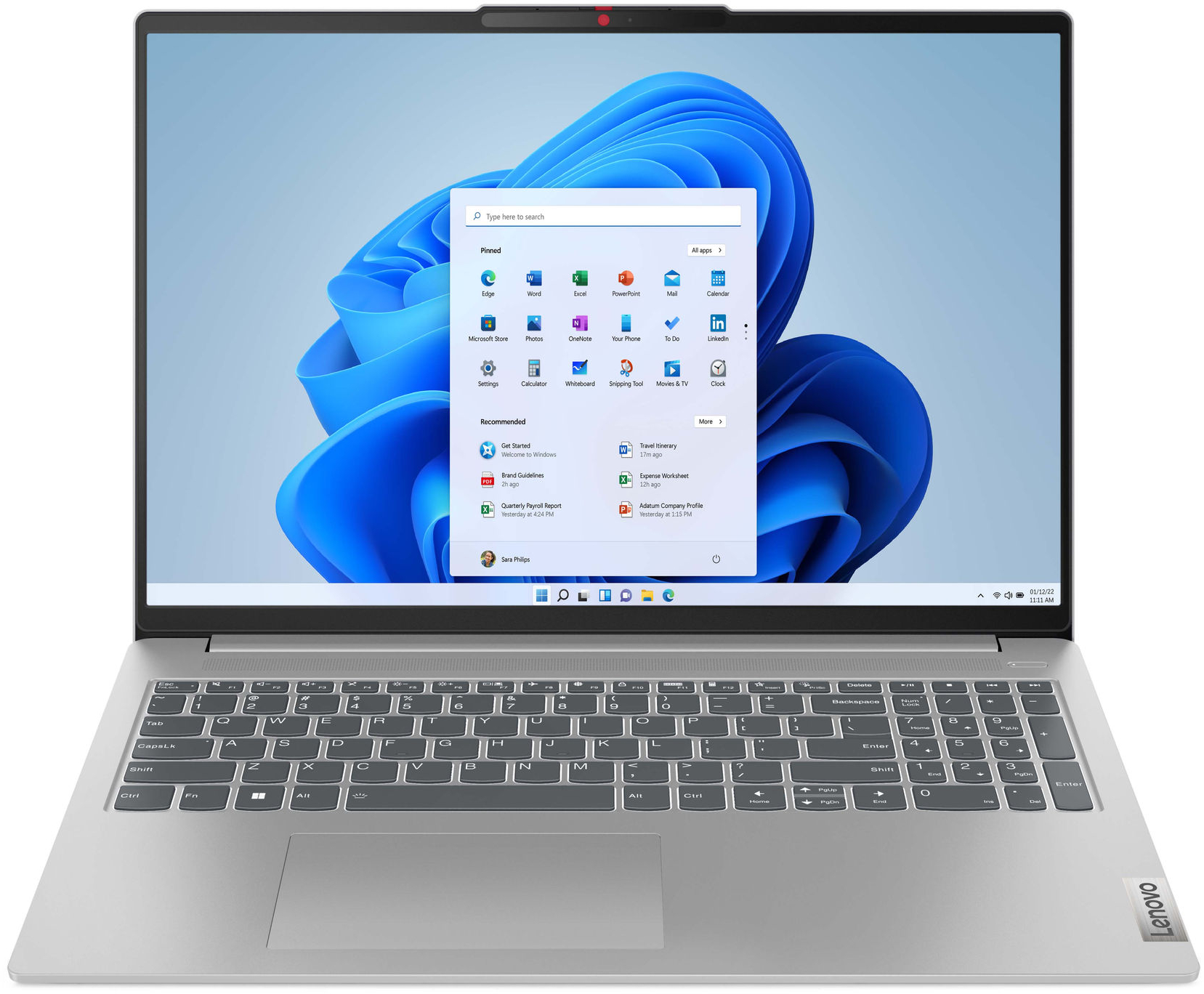 Уценка - Ноутбук Lenovo IdeaPad Slim 5 IAH8 (83BG001ARA) Cloud Grey - Фото 1