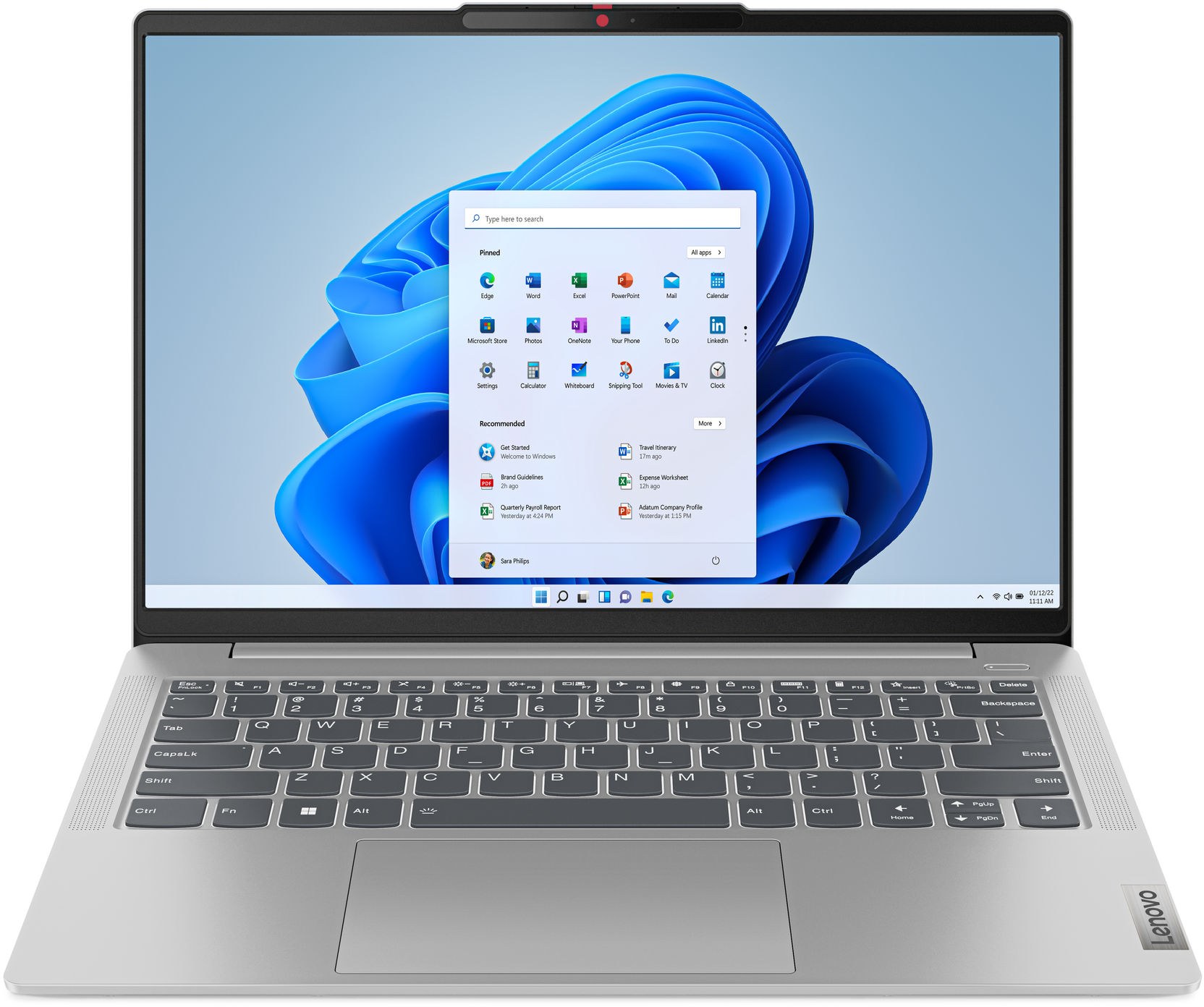 Уценка - Ноутбук Lenovo IdeaPad Slim 5 14IRL8 (82XD00A5RA) Cloud Grey - Фото 1