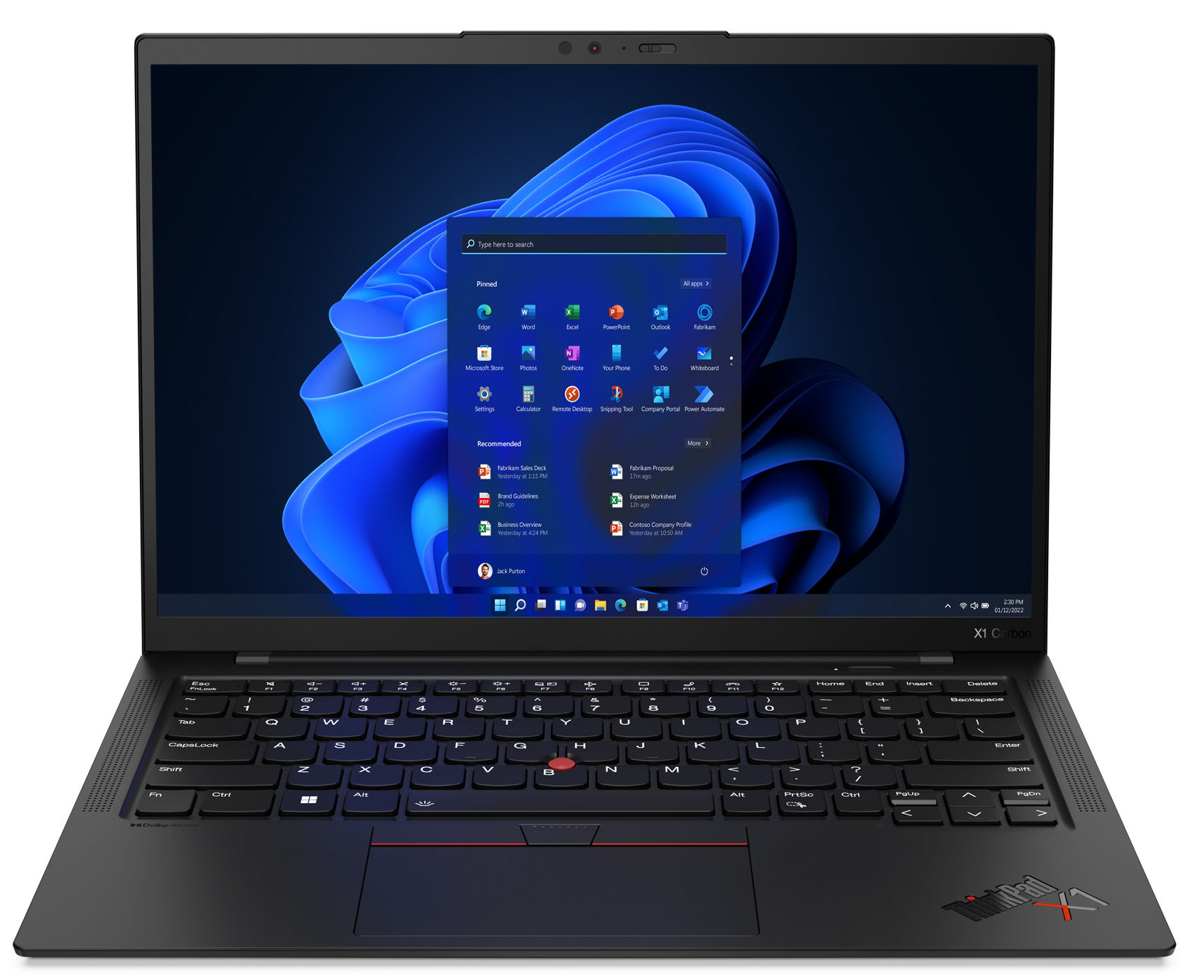 Ноутбук Lenovo ThinkPad X1 Carbon Gen 11 (21HM007JRA) Black - Фото 1