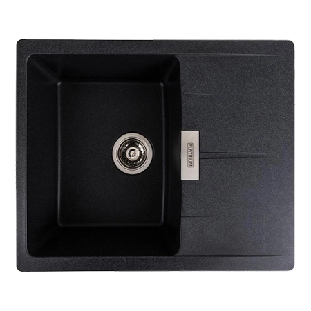Мойка кухонная Platinum 6250 ZIRKONE матовый Карбон - Фото 1