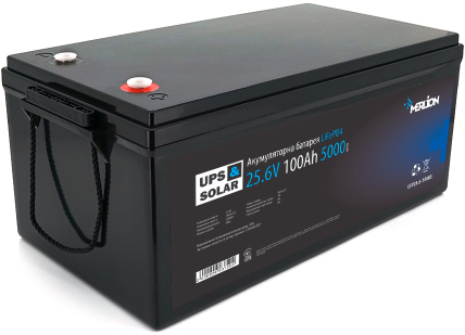 Батарея для солнечного инвертора Merlion LiFePO4 25.6V 100AH (8S2P/BMS-100A) до 5000 циклов (LFP25.6-100US) - Фото 1