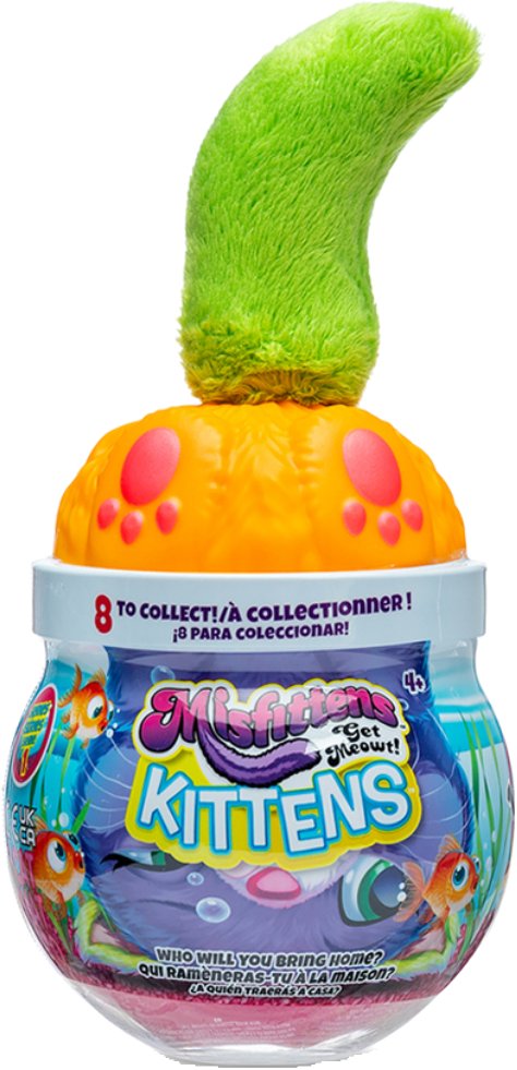 Колекційна м'яка іграшка Misfittens КОШЕНЯ У АКВАРІУМІ (в асорт.) (03945(W1)) - Фото 1