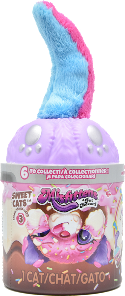 Коллекционная мягкая игрушка Misfittens MINI W3 – КОТИК В БАНКЕ (в ассорт.) (03948(W3)) - Фото 1