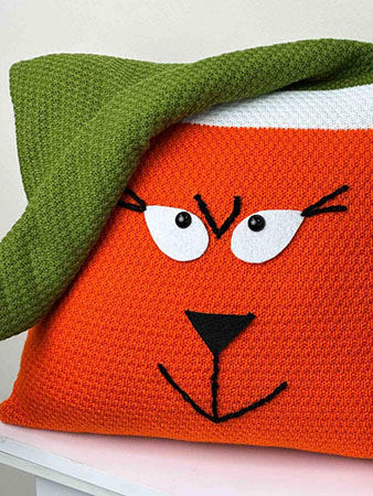 Купить Наволочка Прованс декоративная вязаная Оранжевый Бука 45х45 см (042942) - Фото 1 Наволочка Прованс декоративная вязаная Оранжевый Бука 45х45 см (042942) - Фото 1