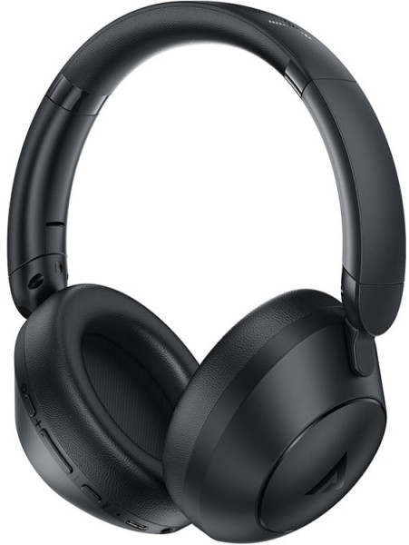 Наушники накладные беспроводные AceFast H3 ANC Bluetooth+3,5мм Black (6974316283485) - Фото 1