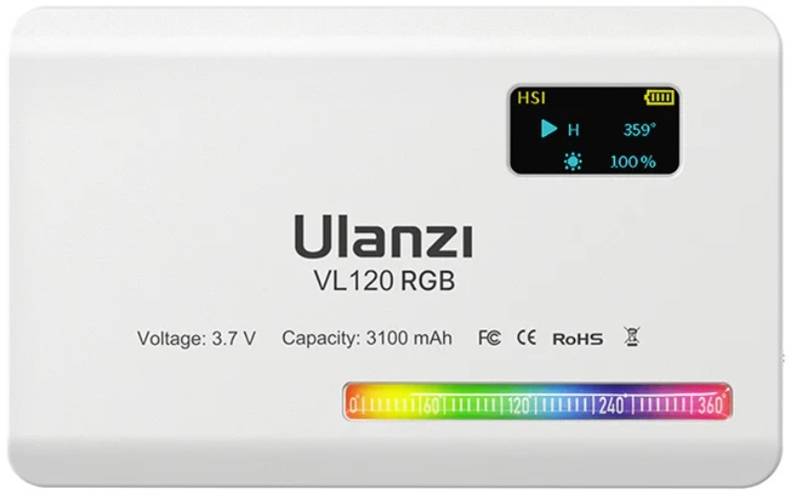 Студійне світло Ulanzi Vijim light White (UV-2587 VL120RGB) - Фото 1