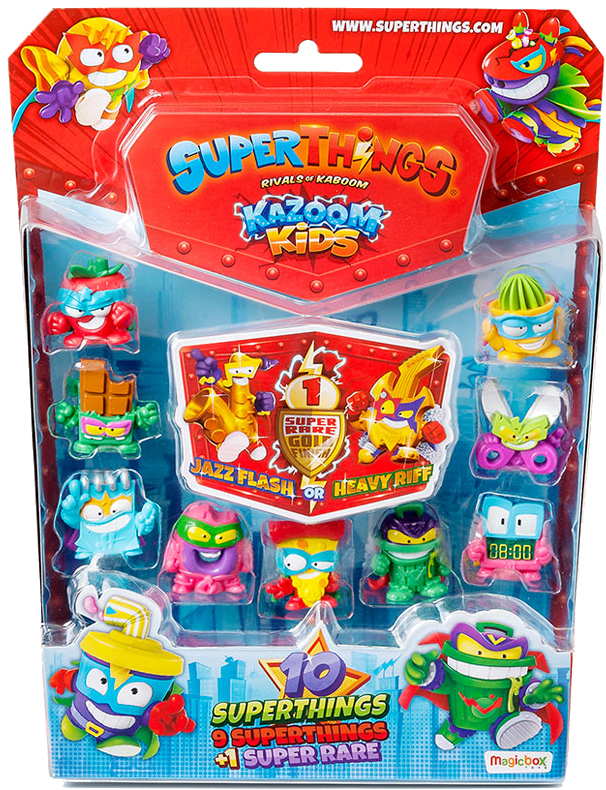 Набор игровых фигурок SuperThings серии Kazoom Kids S1 – Крутая десятка (PST8B016IN00) - Фото 1