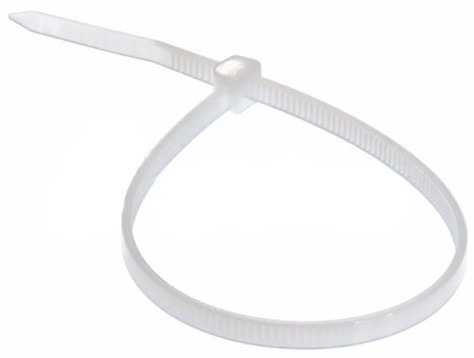 Набор хомутов Ritar 5x400 мм White 100 шт. (CTR-W5400) - Фото 1