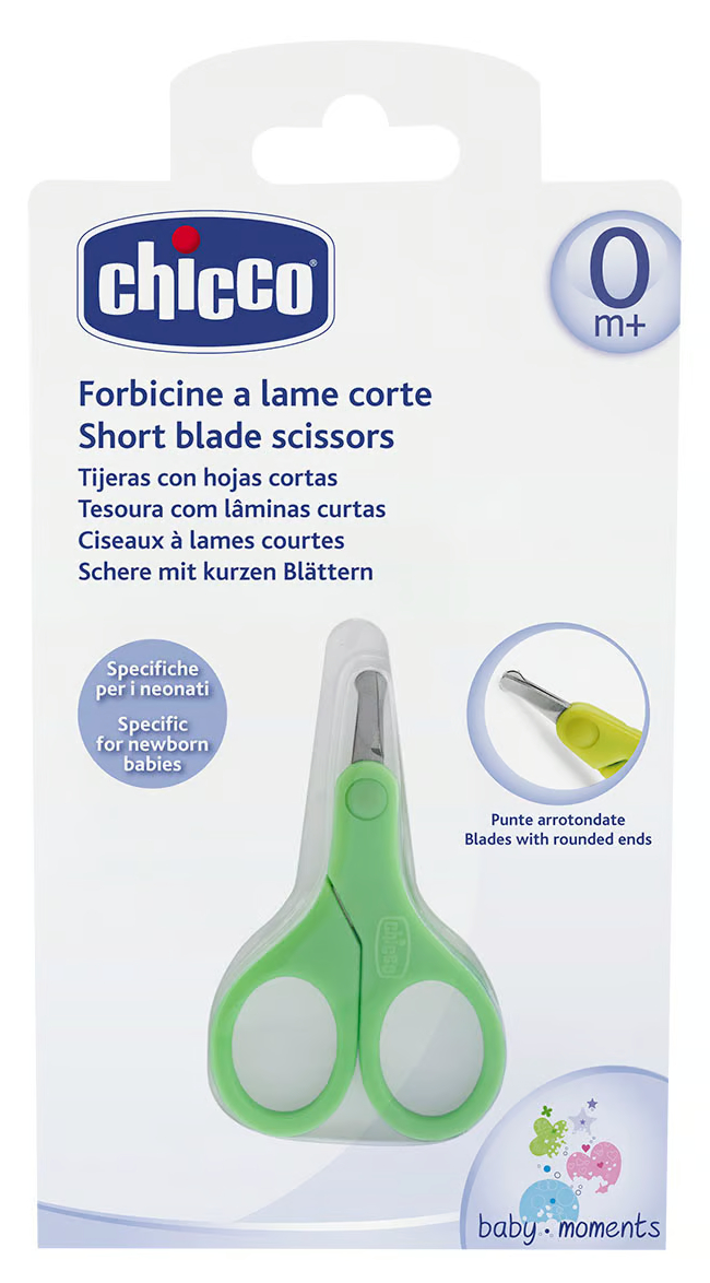 Ножницы маникюрные детские Chicco короткое лезвие 0м+ (05913.00) - Фото 1
