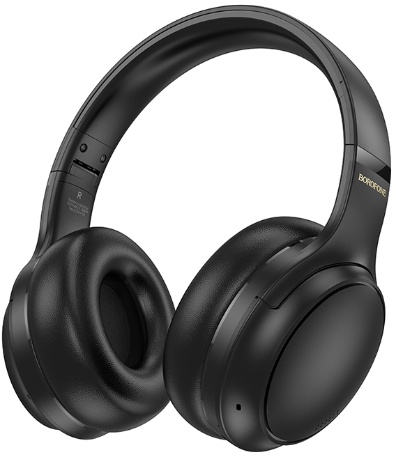 Наушники накладные беспроводные BOROFONE BO29 Black Plus Alegre active noise Reduction (6941991116056) - Фото 1