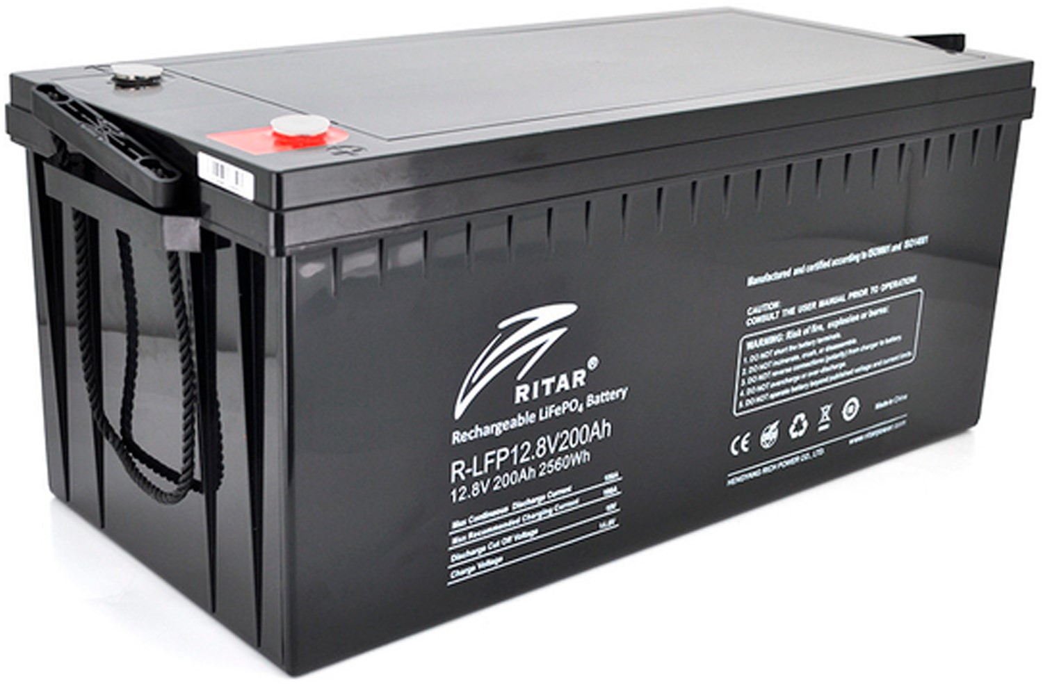 Аккумулятор для ИБП Ritar LiFePO4 12,8V 200Ah 2560Wh (R-LFP 12.8V 200Ah) - Фото 1