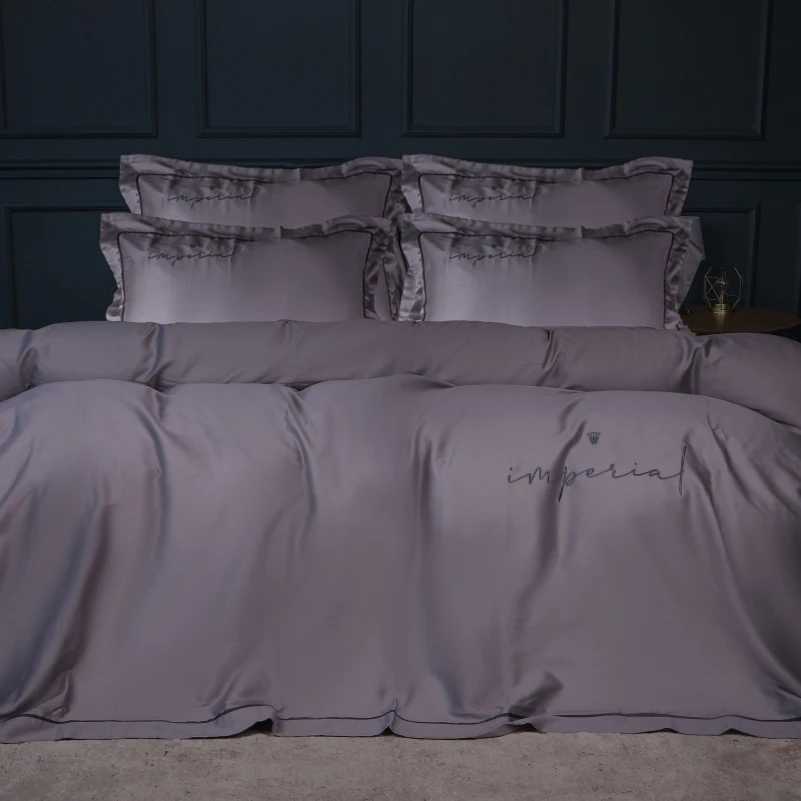 Комплект постільної білизни дитячий MirSon Imperial Tencel №06 Gray 110х140 (2200010755220) - Фото 1