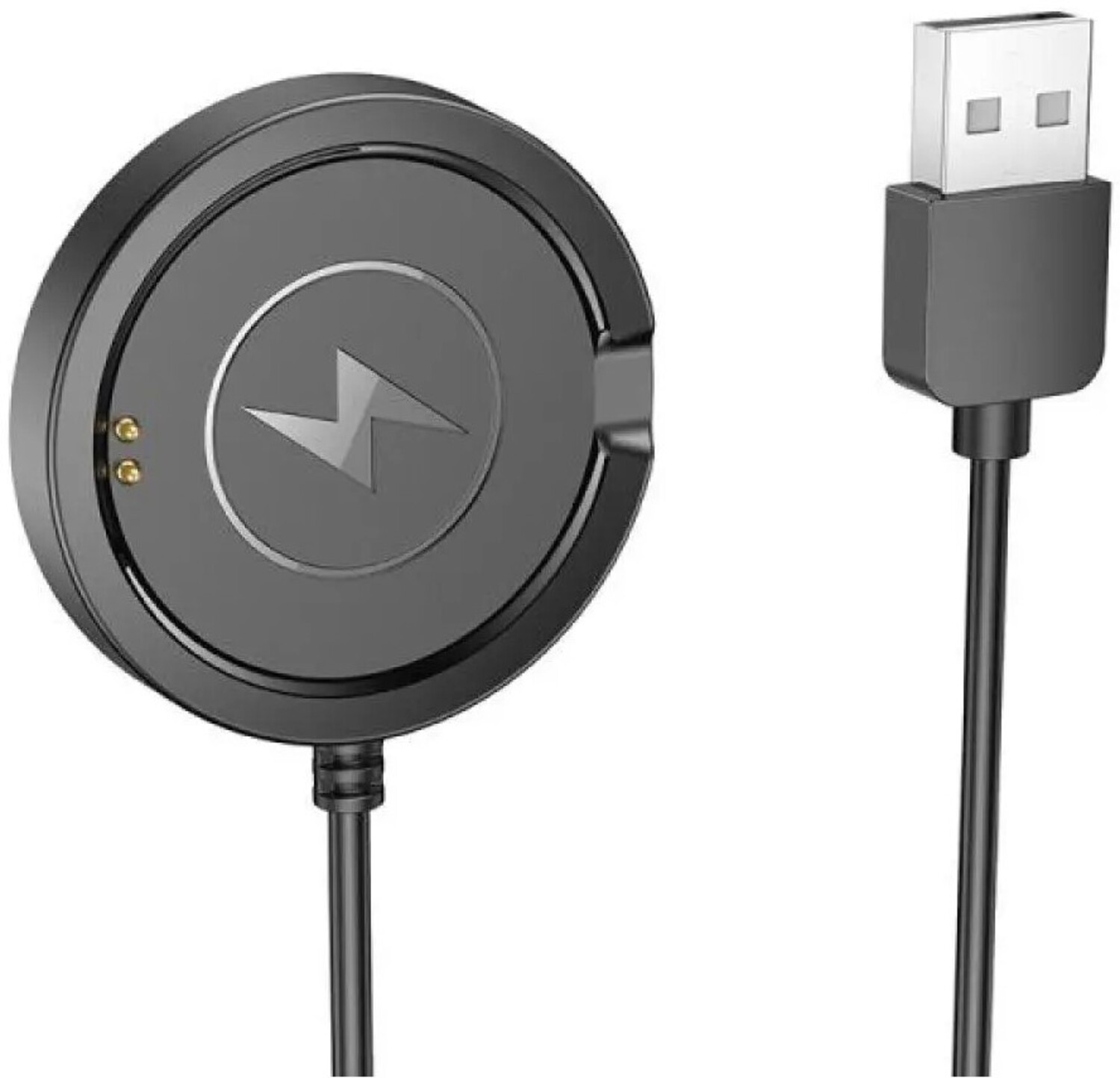 Бездротовий зарядний пристрій HOCO Y22 Smart sports watch charging cable Black (6942007629010) - Фото 1