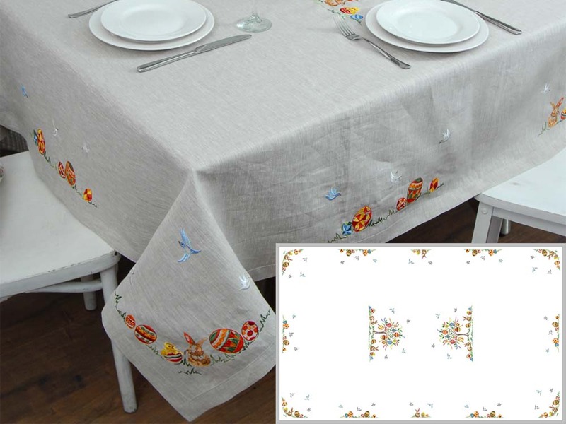 Скатерть прямоугольная Lefard Пасхальное дерево 240х140 (08-020) - Фото 1