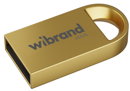 Флеш USB Wibrand USB 2.0 Lynx 16Gb Gold (WI2.0/LY16M2G) - Фото 1