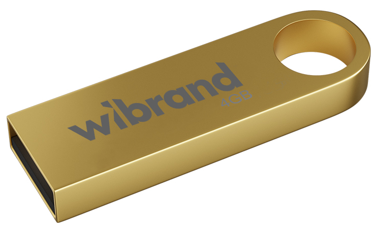 Флеш USB Wibrand USB 2.0 Puma 4Gb Gold (WI2.0/PU4U1G) - Фото 1