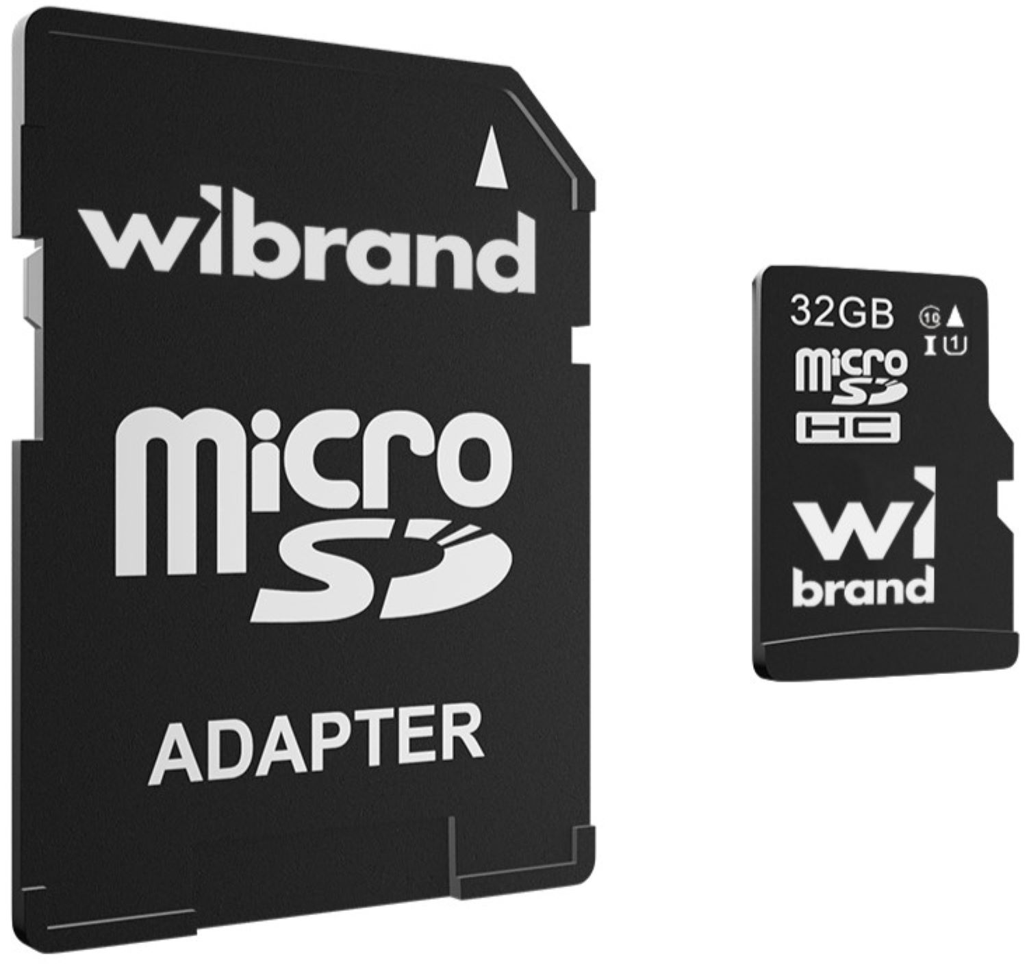 Карта пам'яті Wibrand 32Gb class 10 adapter SD (WICDHU1/32GB-A) - Фото 1