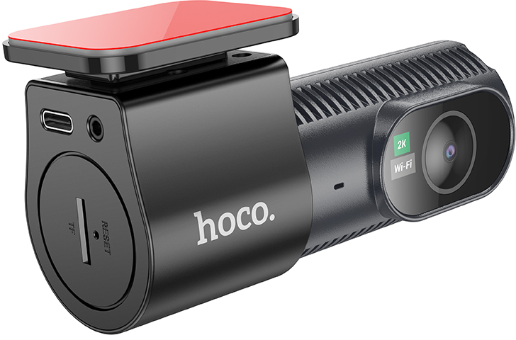 Видеорегистратор HOCO DV7 2K display hidden driving recorder Black (6942007623377) - Фото 1