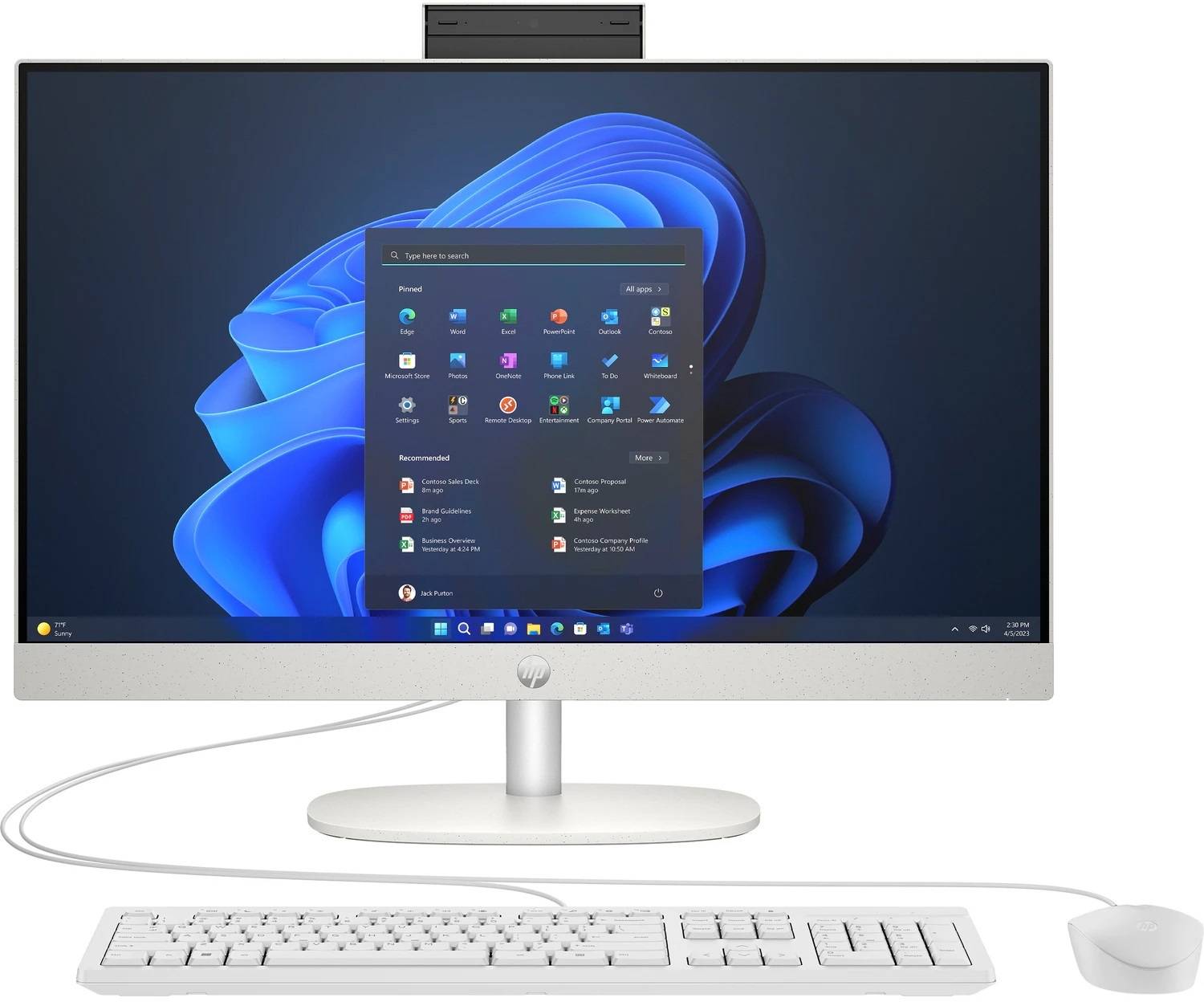 Компьютер-моноблок HP ProOne 245 G10 (A54YGET) - Фото 1