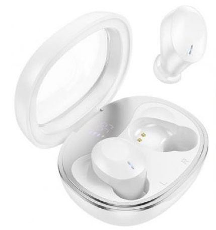 Наушники вкладыши беспроводные TWS HOCO EQ3 Smart true wireless BT headset White (6931474798565) - Фото 1