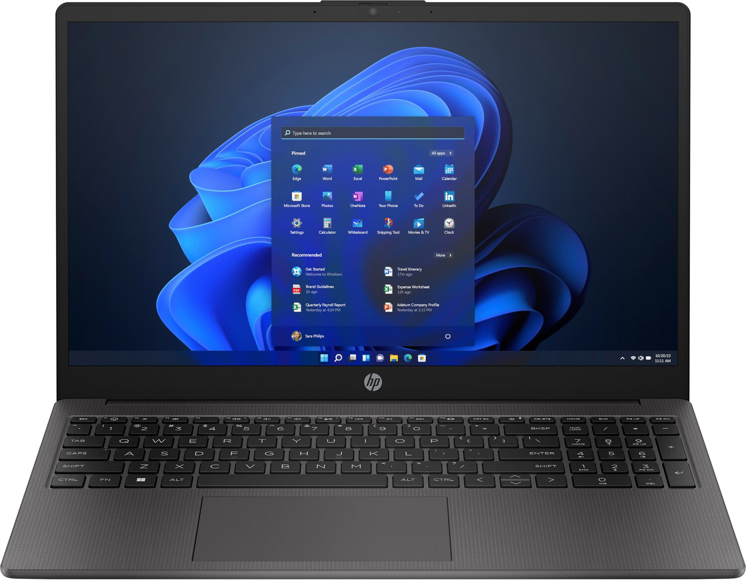 Ноутбук HP 255 G10 (AK9Z9AT) Dark Ash Silver - Фото 1