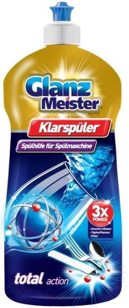Ополаскиватель для посудомоечной машины Glanz Meister для придания блеска посуды 920 мл (4260418931525) - Фото 1