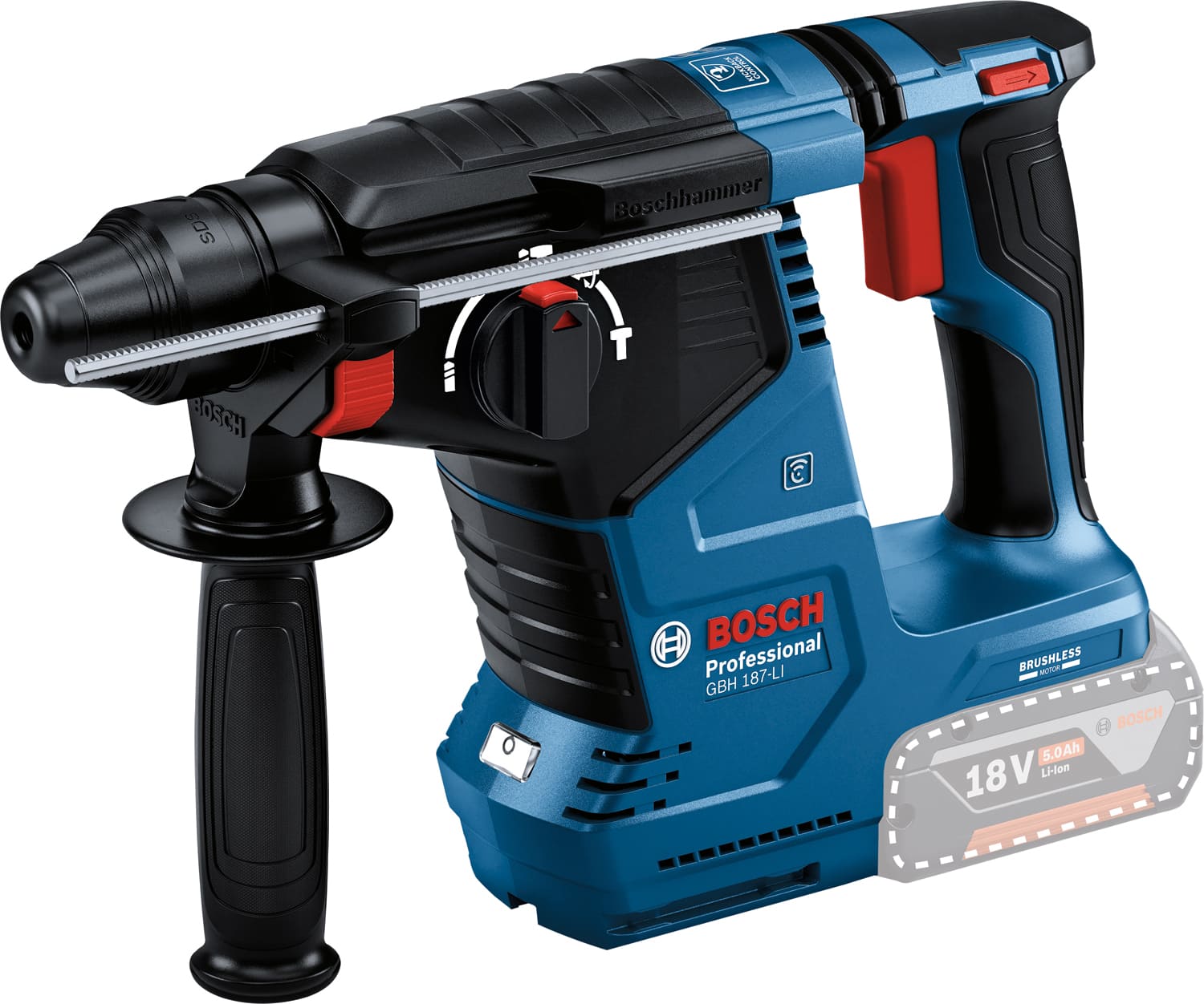 Перфоратор Bosch GBH 187-LI Professional (0.611.923.020) - Фото 1