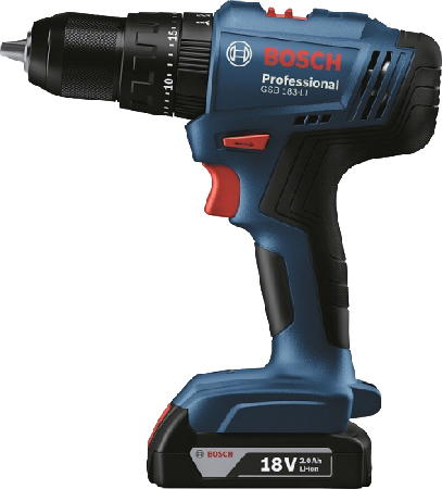 Дрель-шуруповерт Bosch GSB 183-LI (0.601.9K9.100) - Фото 1