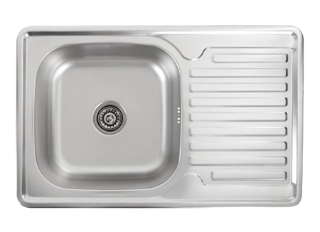 Мойка кухонная Platinum ДЕКОР 7850 (0,8/180 мм) - Фото 1
