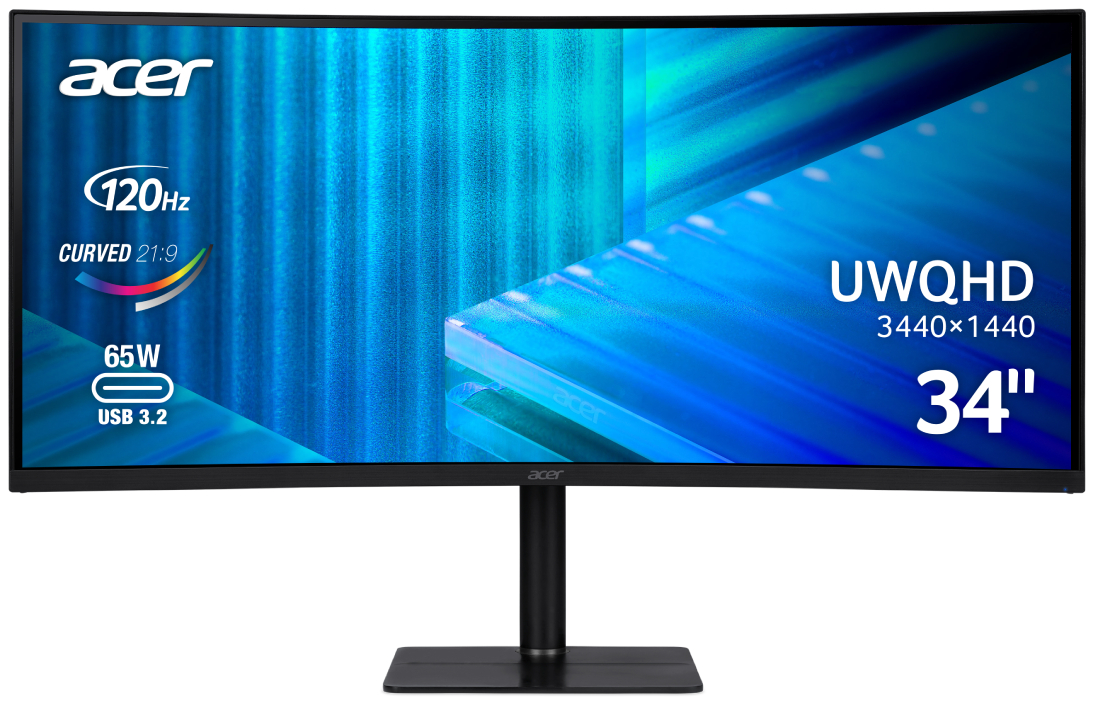 Монітор Acer CZ342CURJ0bmiphuzx (UM.CC2EE.001) - Фото 1