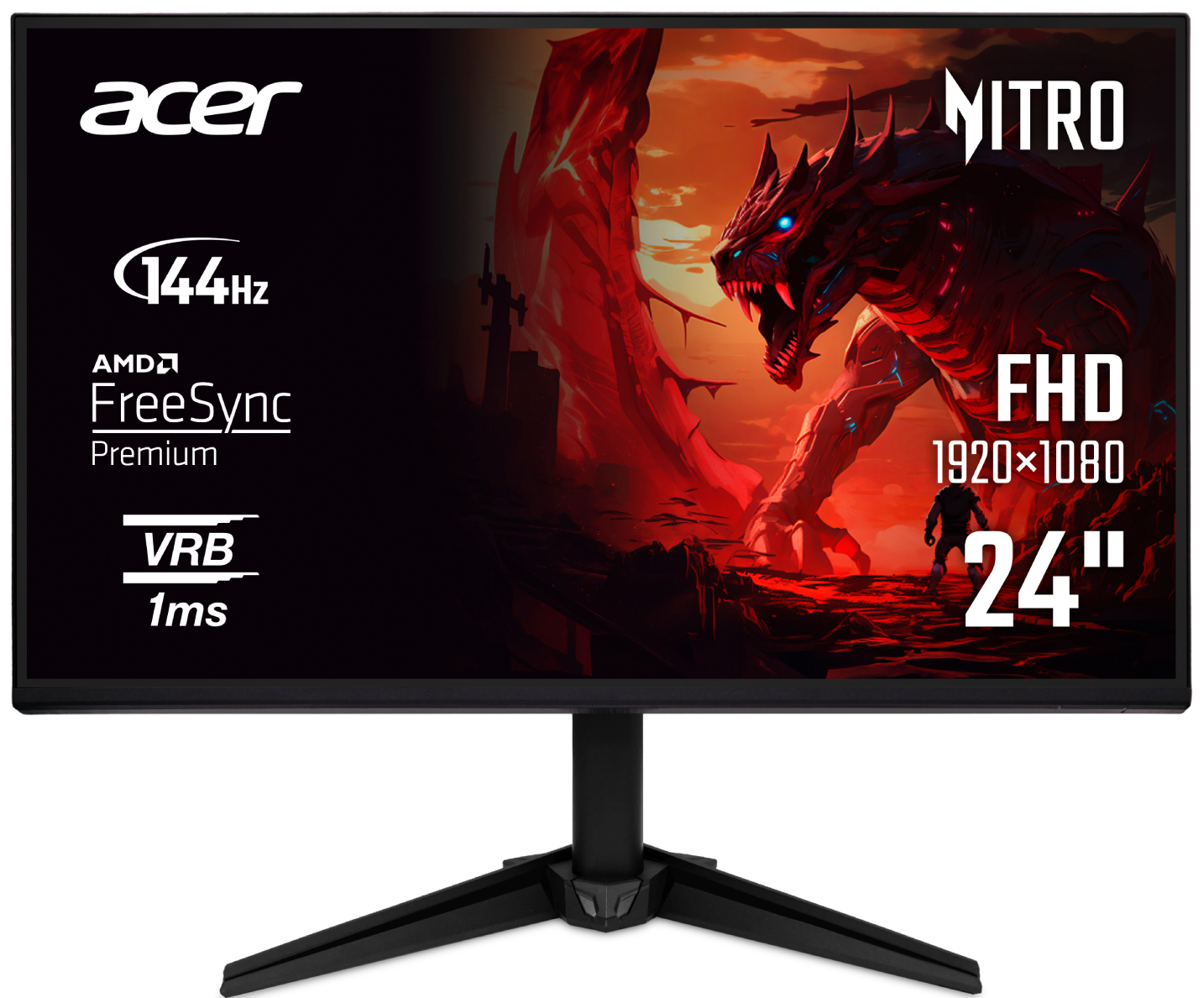 Монітор ігровий Acer Nitro KG241YP3bip (UM.QX1EE.307) - Фото 1