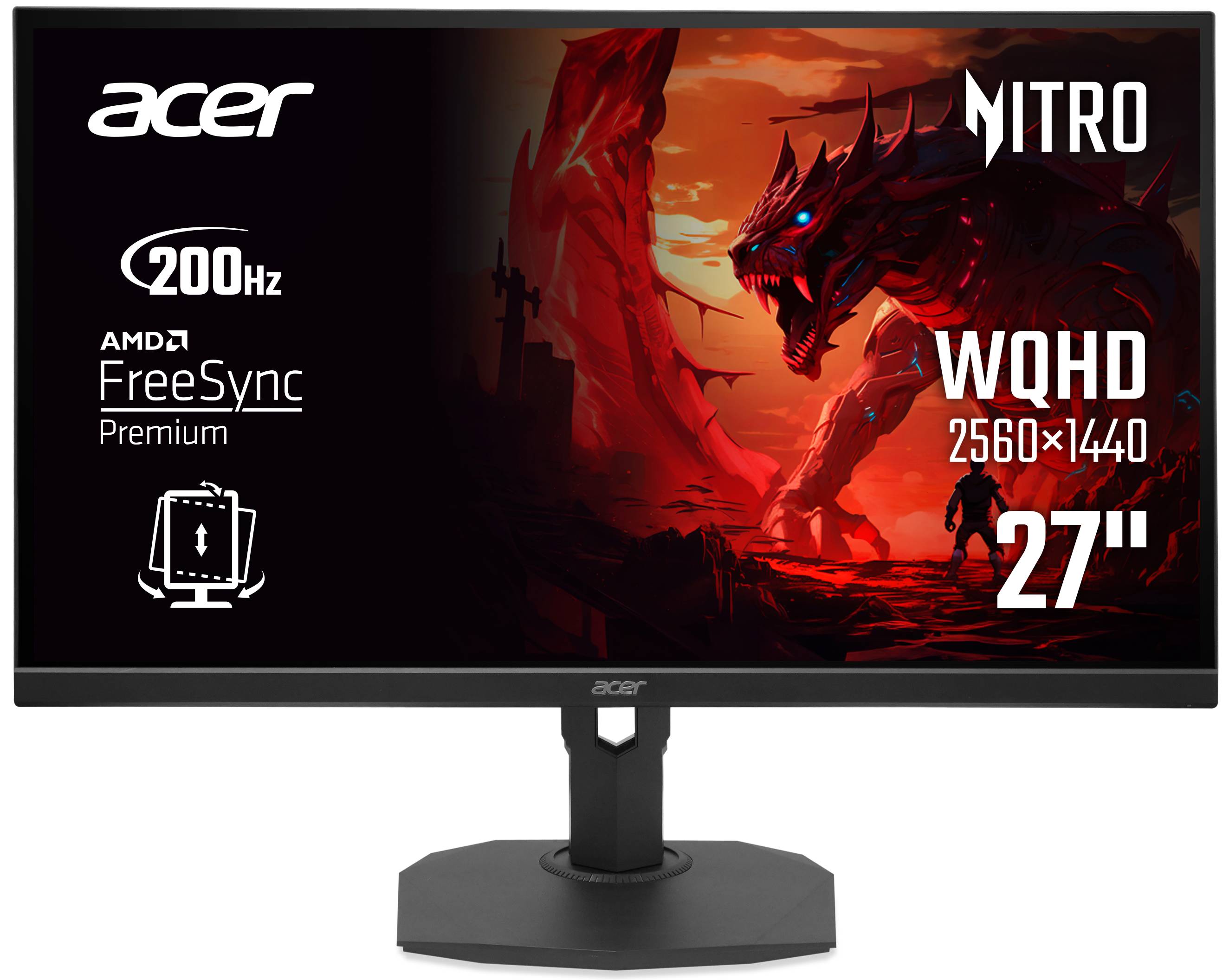 Монитор игровой Acer Nitro XF273UX1bmiiprx (UM.HX0EE.109) - Фото 1