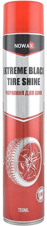 Средство для шин NOWAX чернение Extreme black tire shine 750 ml (NX50200) - Фото 1
