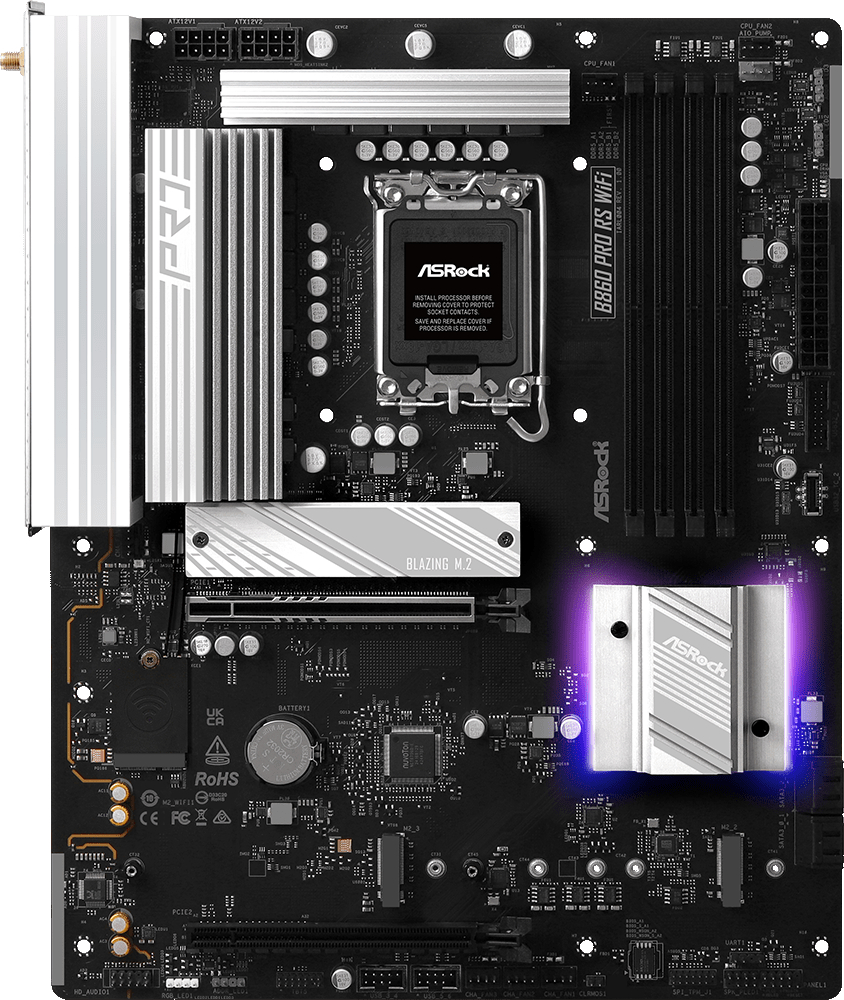 Материнская плата ASRock B860 PRO RS WIFI DDR5 - Фото 1