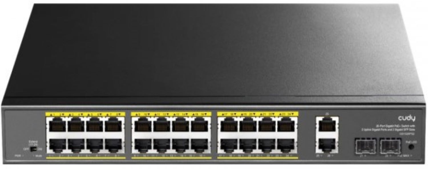 Коммутатор локальної мережі (Switch) Cudy GS1026PS2 - Фото 1