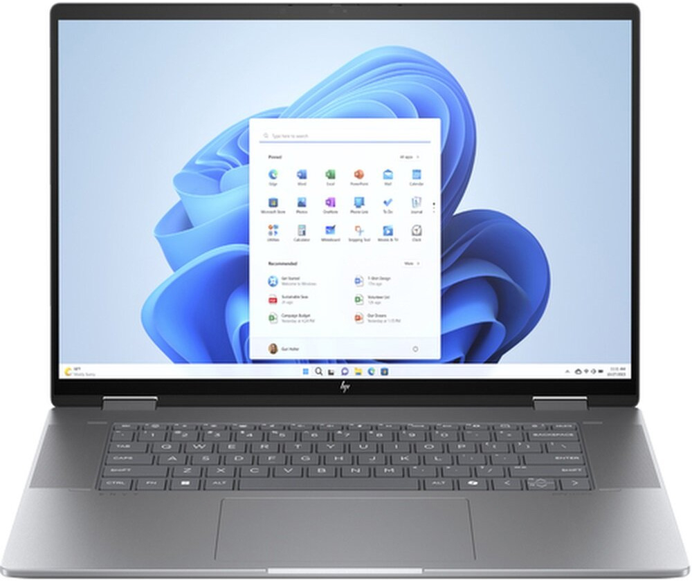 Ноутбук HP Envy x360 Laptop 16-ad0000ua (B9PG0EA) Meteor Silver - Фото 1