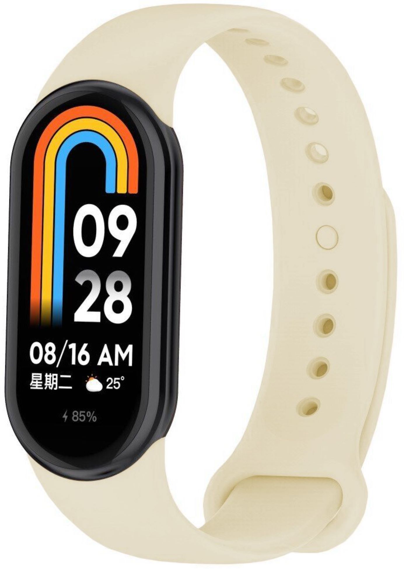 Ремешок для фитнес-браслета BeCover for Xiaomi Mi Smart Band 8 Gold (709386) - Фото 1