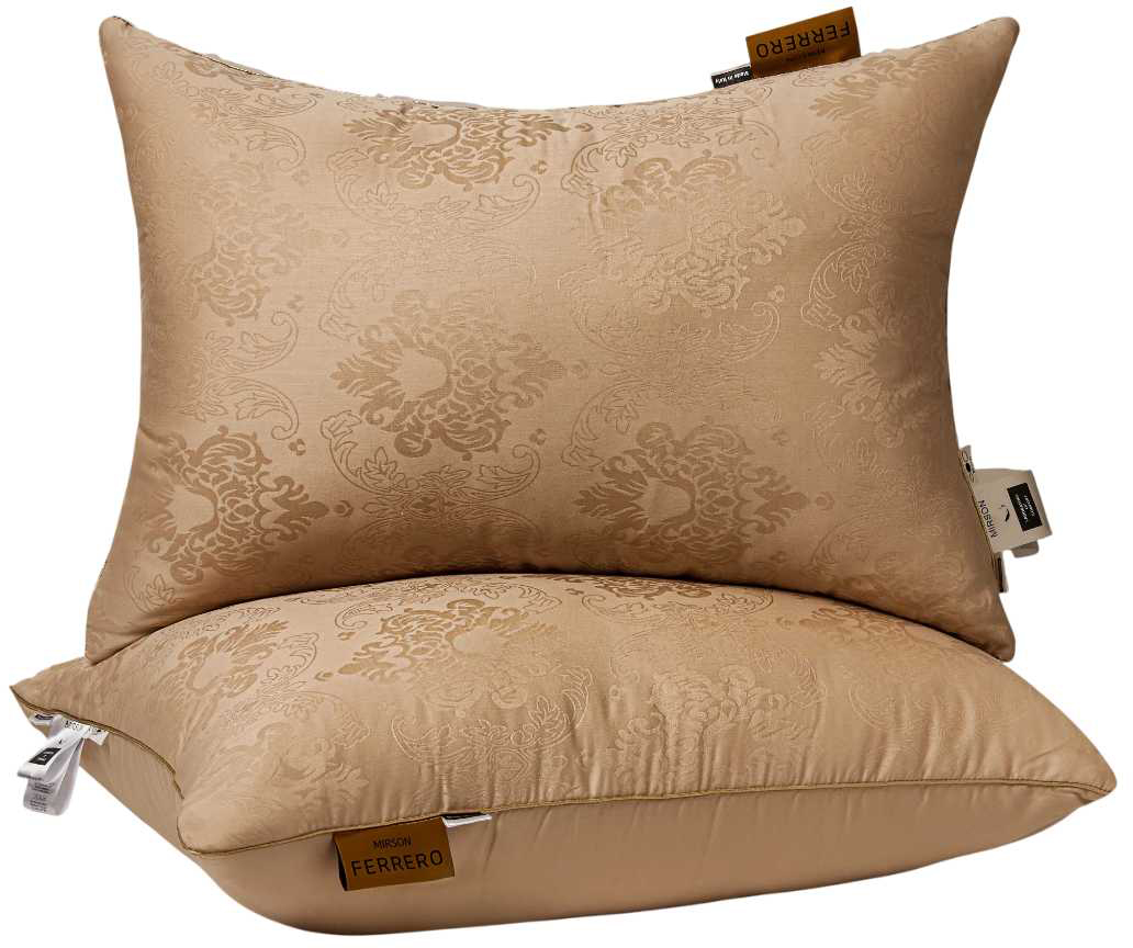 Подушка стандартна MirSon №15-80 Ferrero з Евкаліптом Gold середня 70х70 (2200011167107) - Фото 1