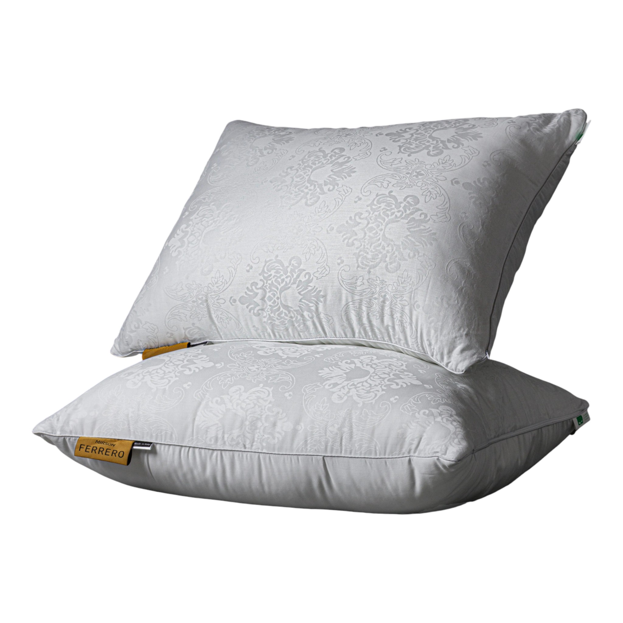 Подушка стандартна MirSon №15-65 Ferrero Bamboo White середня 50х70 (2200011166544) - Фото 1