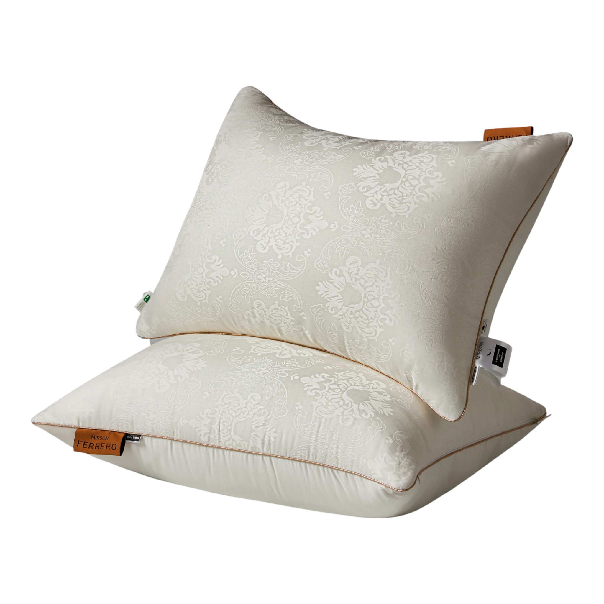 Подушка стандартна MirSon №15-86 Ferrero Бавовна Vanilla середня 70х70 (2200011167466) - Фото 1