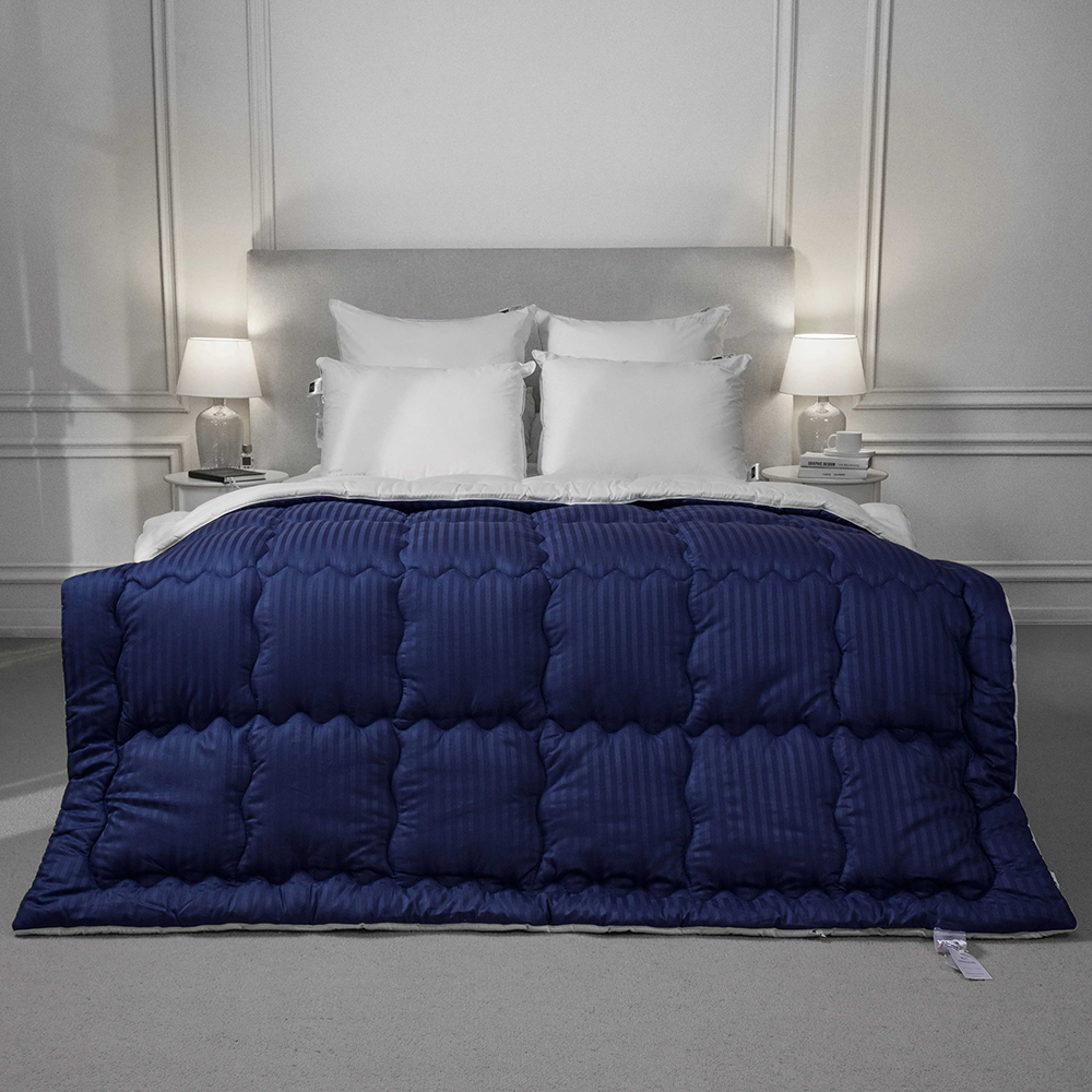 Одеяло зимнее двуспальное евро MirSon хлопковое №1416 Valentino Hand Made 220x240 см (2200001537071) - Фото 1