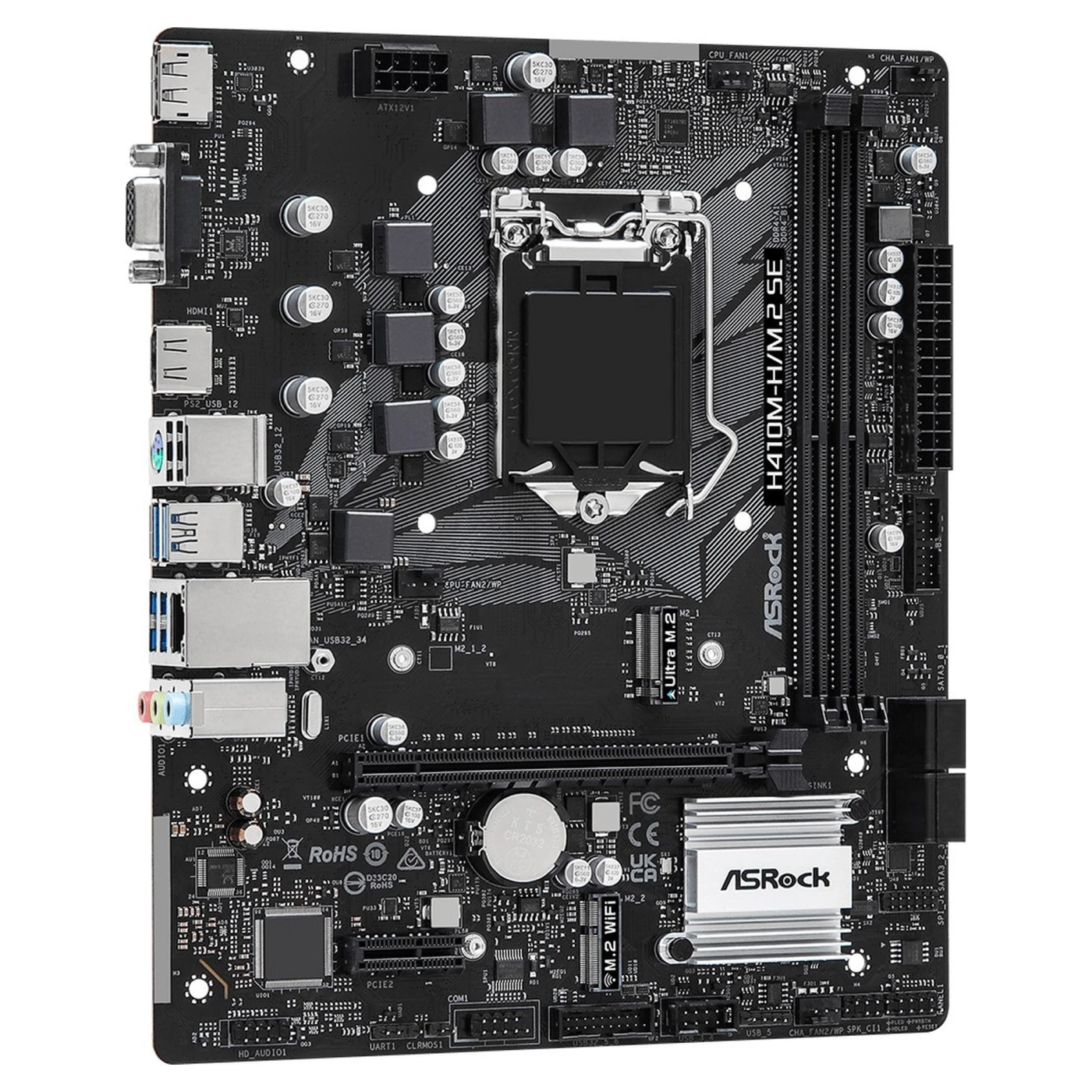 Материнская плата ASRock H410M-H/M.2 SE - Фото 1