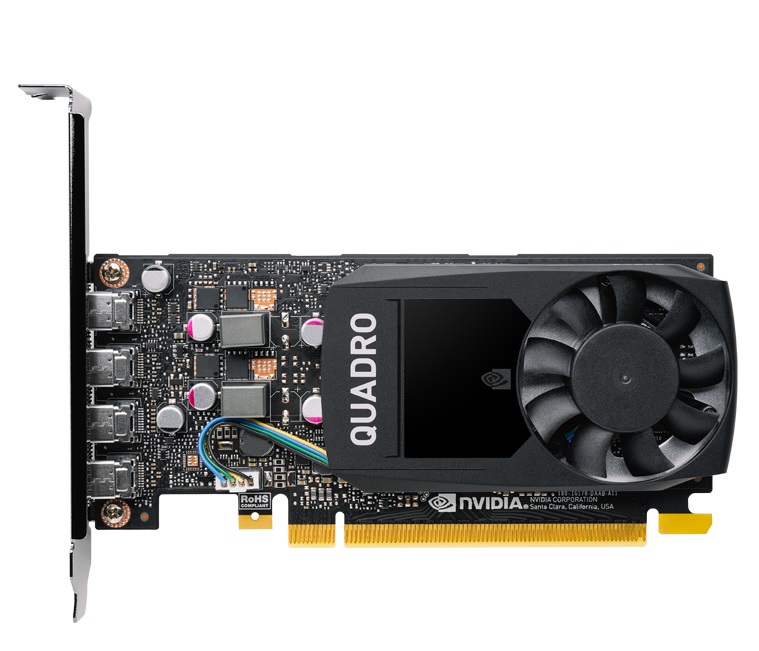 Видеокарта PNY Nvidia Quadro PASCAL 640 CUDA (VCQP1000V2-SB) - Фото 1