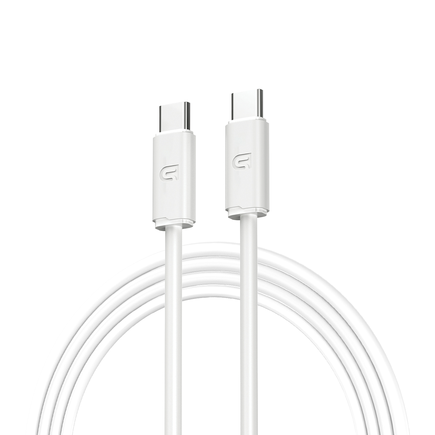 Кабель синхронизации данных Armorstandart AT-C6E USB Type-C to USB Type-C 60W 1,2m TPE White (ARM75872) - Фото 1