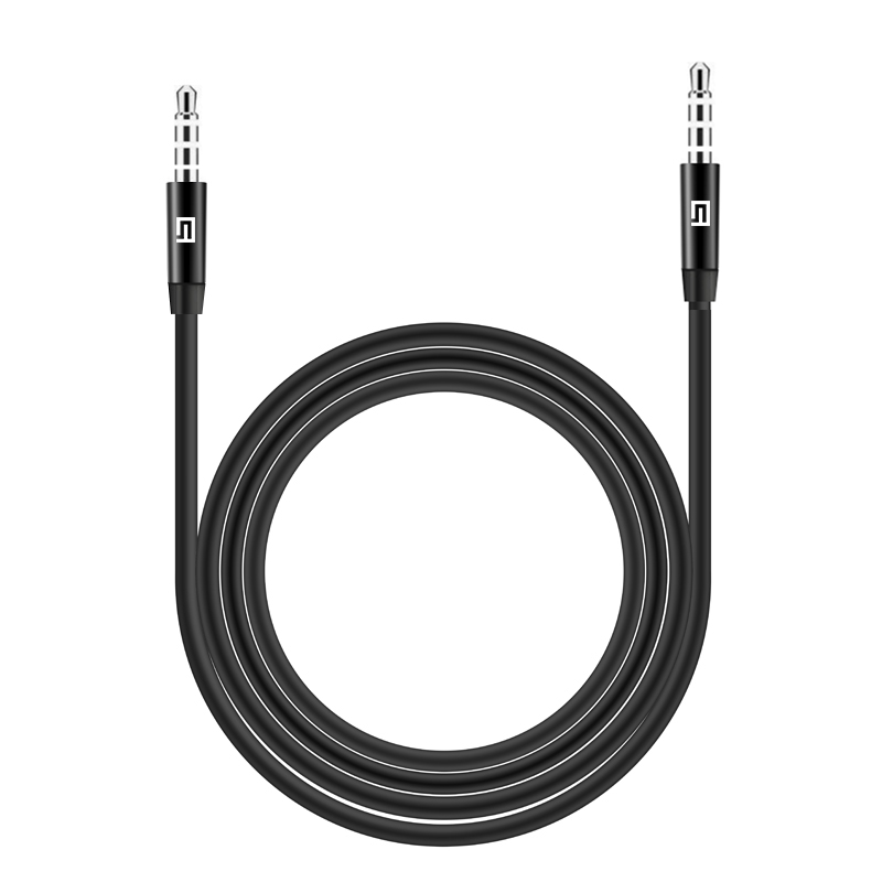 Кабель 3.5 мм - 3.5 мм Armorstandart 3.5mm (mini-Jack) Male to 3.5mm (mini-Jack) Male 1m Black (ARM76890) - Фото 1