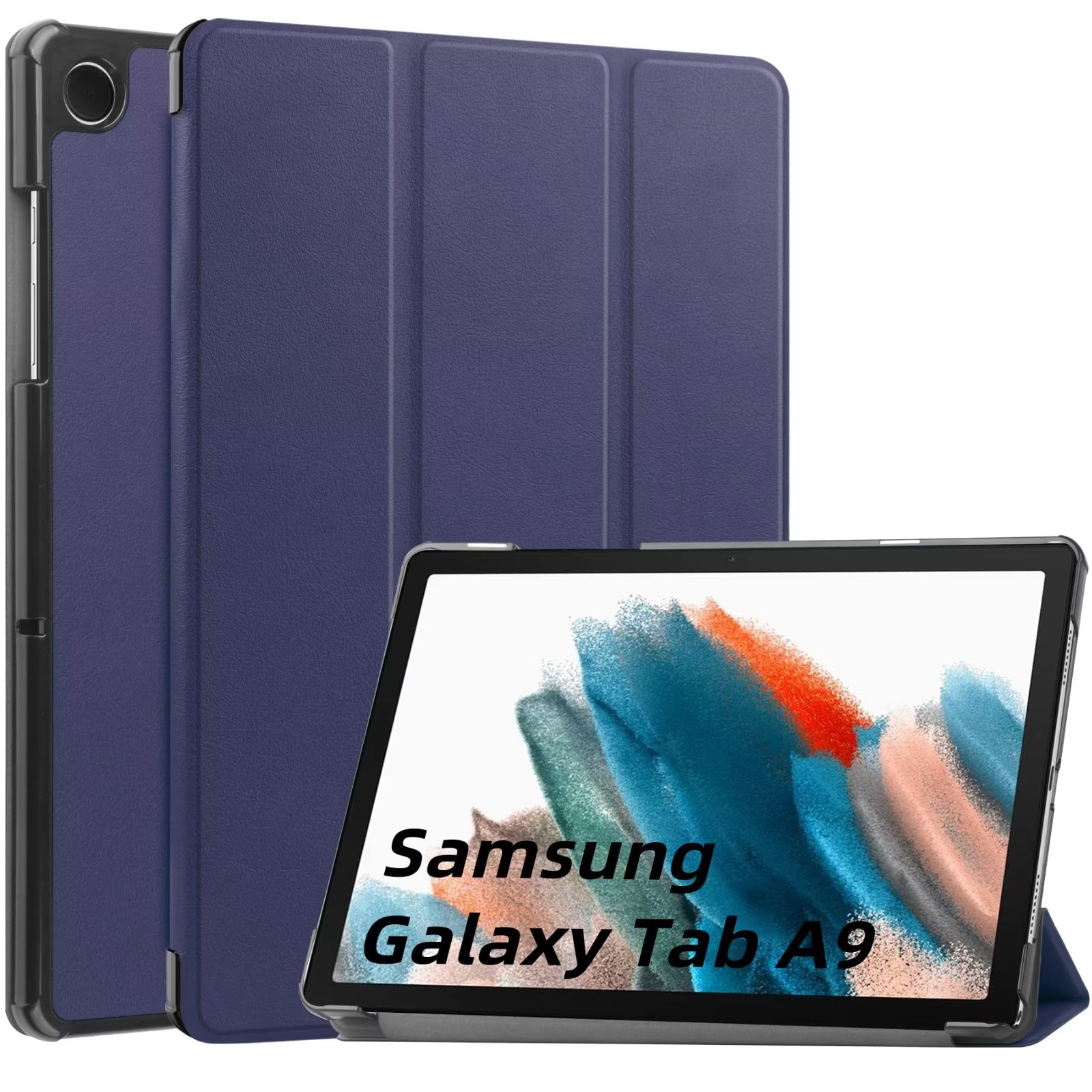 Чохол для планшету BeCover Smart Case for Samsung Galaxy Tab A9 SM-X115 8.7" Deep Blue (709903) - Фото 1