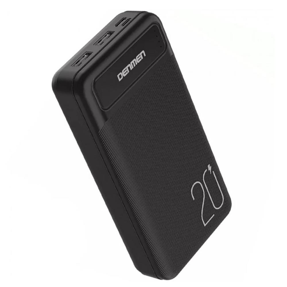 Уценка - Батарея мобильная Denmen DP10 20000mAh Black (DP10-BK) - Фото 1