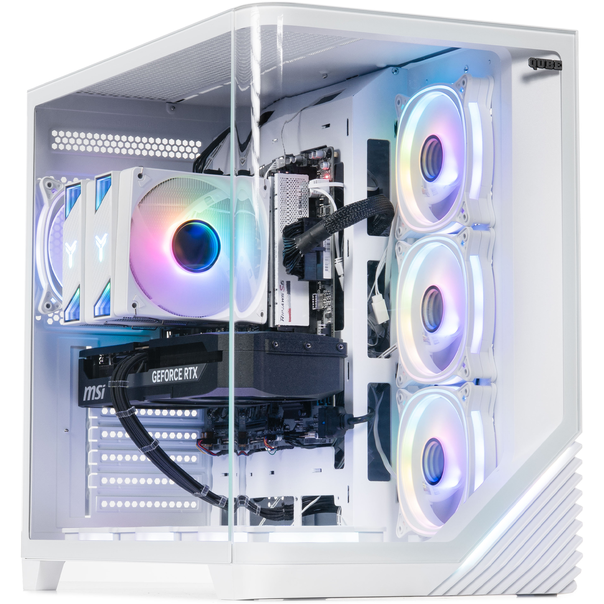 Системный блок QUBE QB Ryzen 7 7700 RTX 5070 12GB MRGw 3210 (Ryzen77700RTX507012GBMRGw3210) - Фото 1