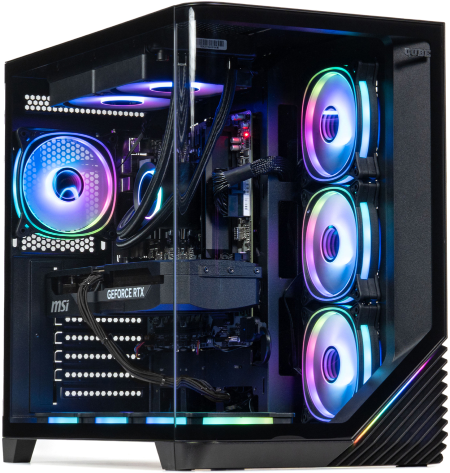 Системный блок QUBE QB Ryzen 7 9700X RTX 5060 Ti 8GB MRGb 321010 (Ryzen79700XRTX5060TI8GBMRGb321010) - Фото 1
