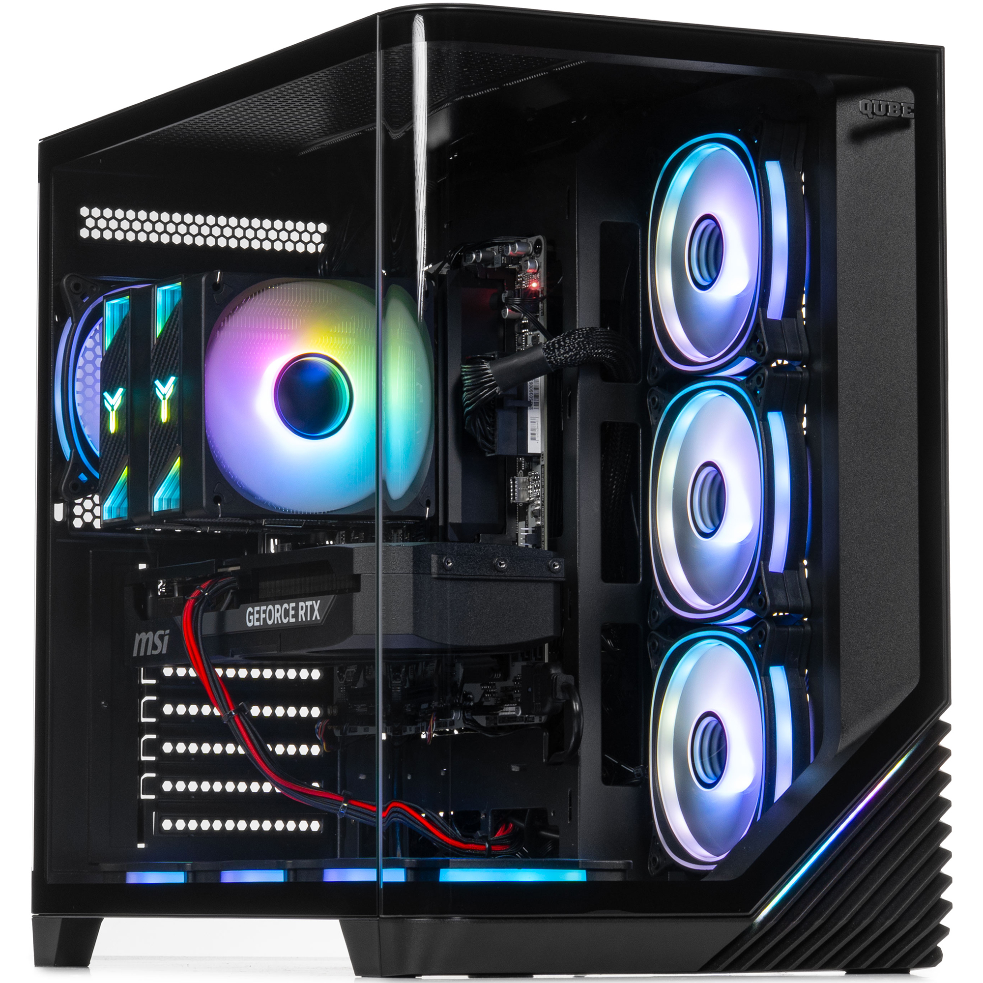Системный блок QUBE QB Ryzen 5 9600X RTX 5070 12GB MRGb 321020 (Ryzen59600XRTX507012GBMRGb321020) - Фото 1